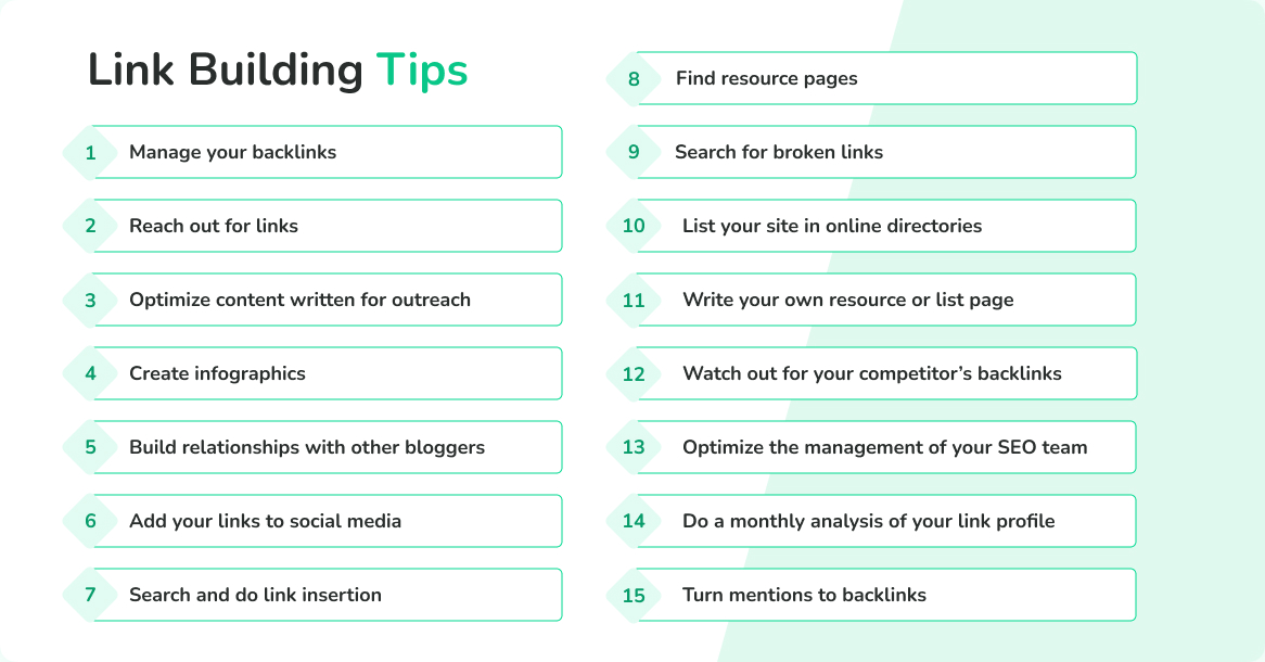 Linkbuilding Tips